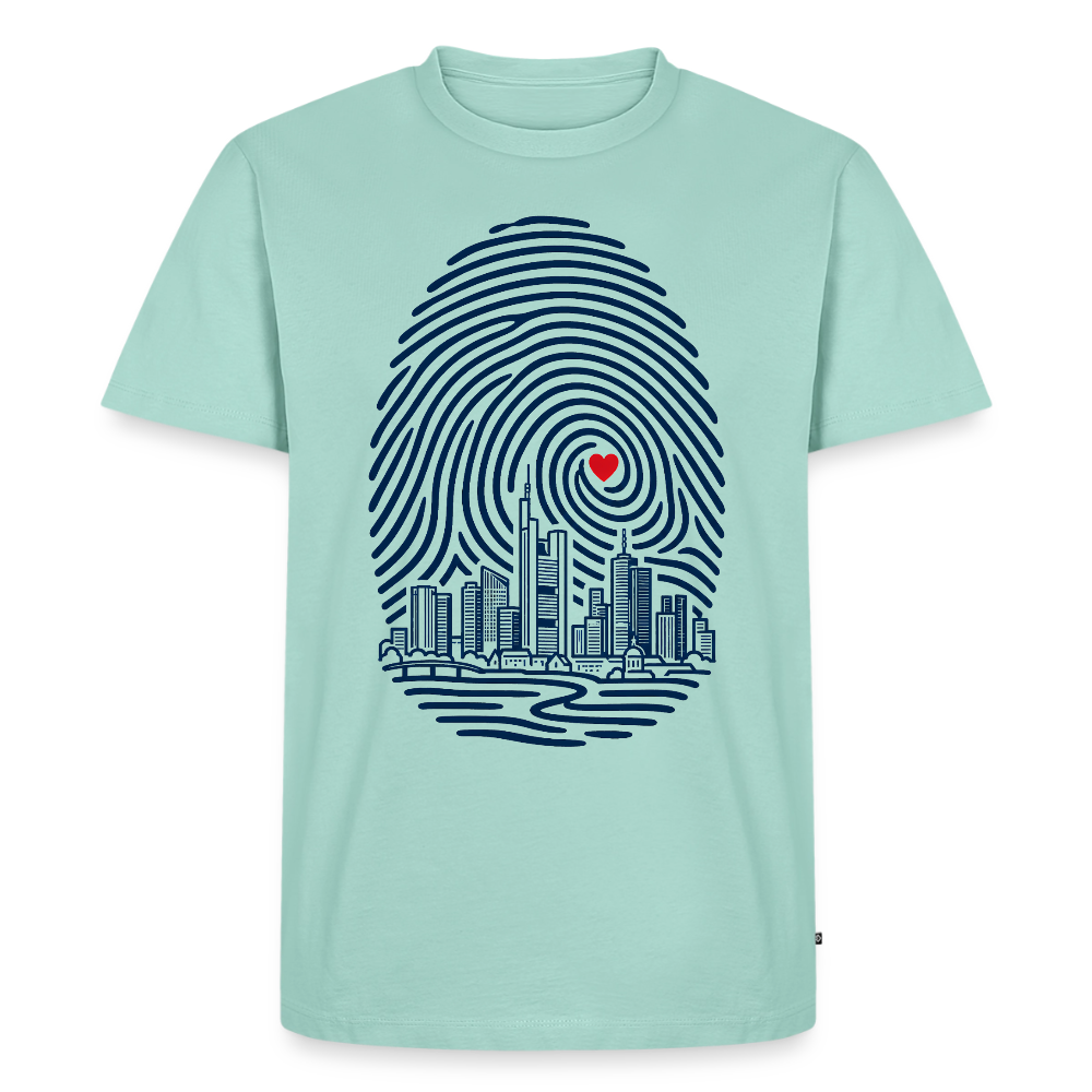 Frankfurt im Herzen – Männer Premium T-Shirt - Mint 
