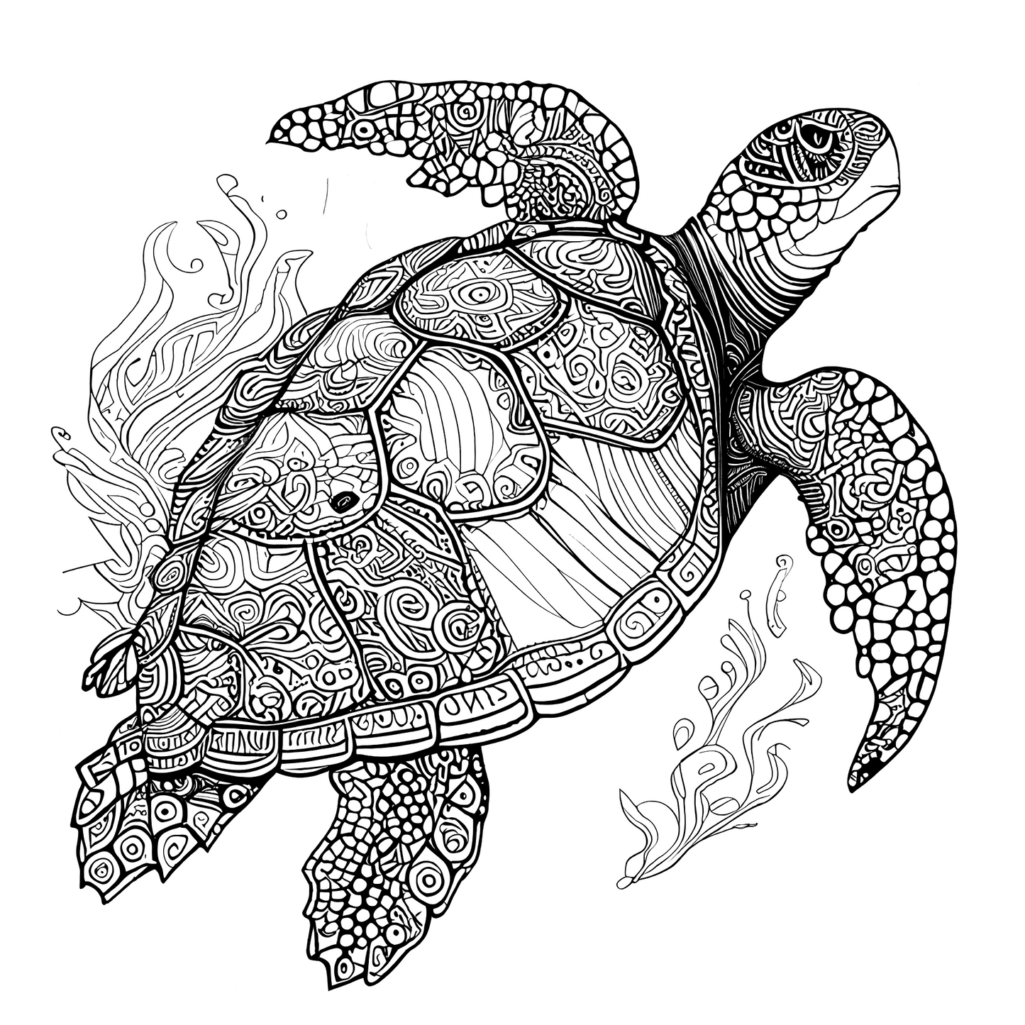 Psychedelisches Malbuch: für Erwachsene - Kreative Entspannung & Stressabbau