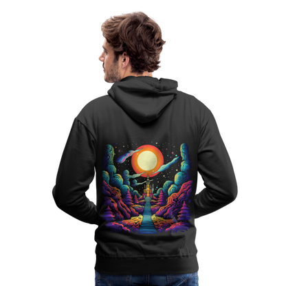 Treppe zum Himmel - Psychedelisches Schloss - Men’s Premium Hoodie - by Artful Alchemist