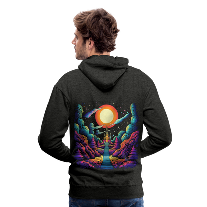 Treppe zum Himmel - Psychedelisches Schloss - Men’s Premium Hoodie - by Artful Alchemist