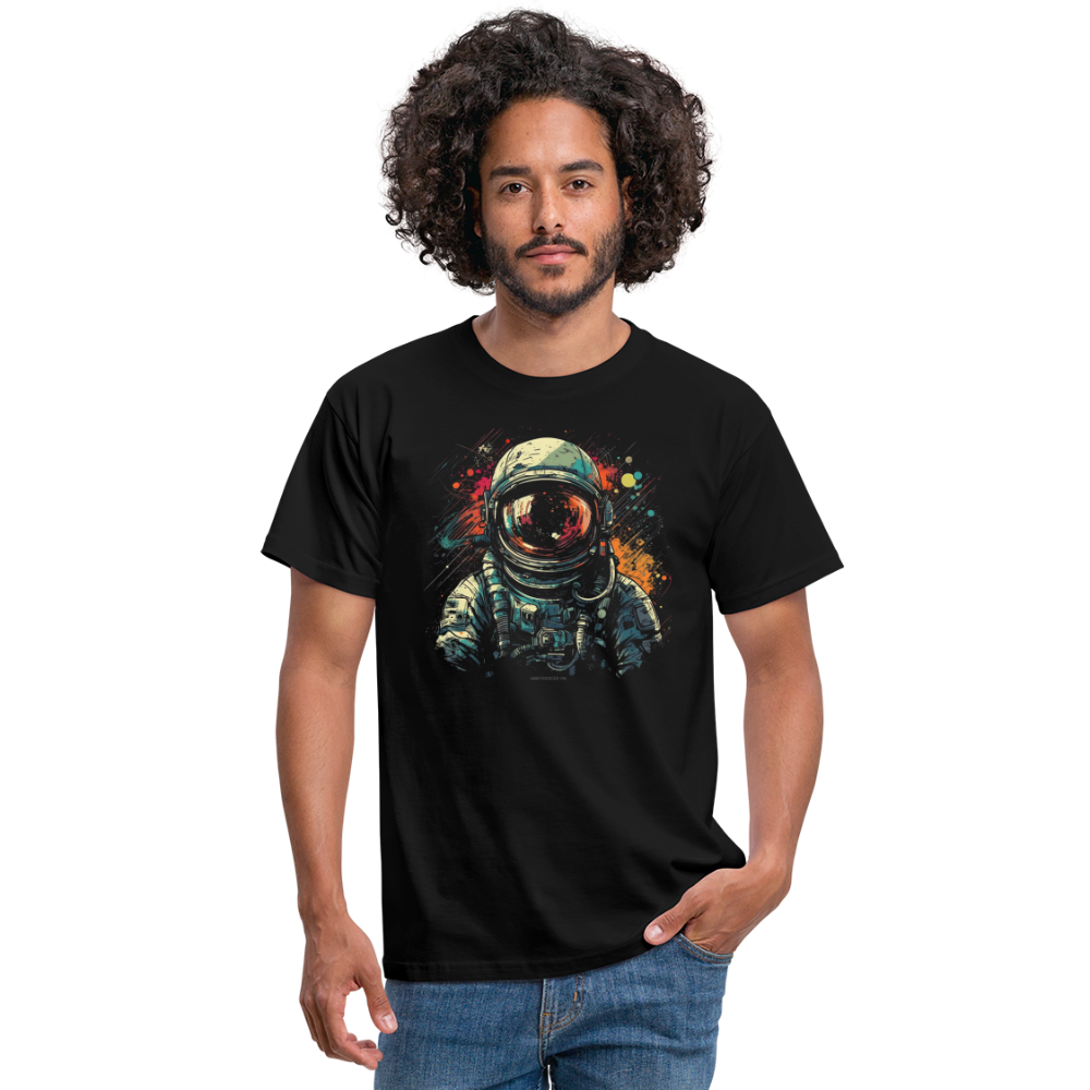 Cooler Astronaut im Retro Look - black