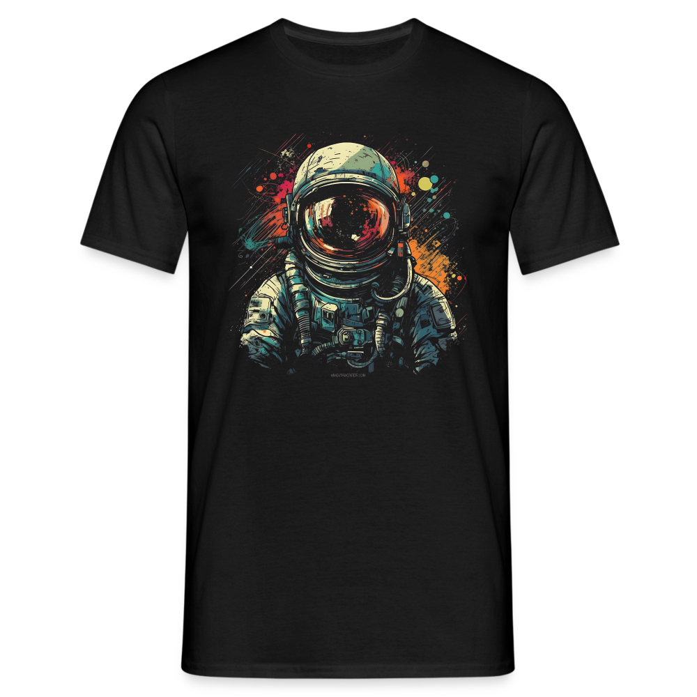 Cooler Astronaut im Retro Look - black