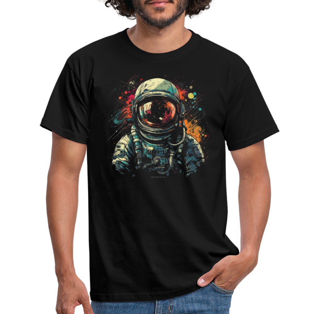 Cooler Astronaut im Retro Look - black