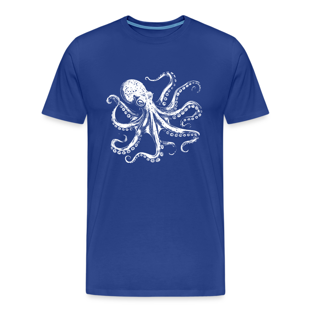 Cooler Oktopus Kraken - T-Shirt Herren - Königsblau