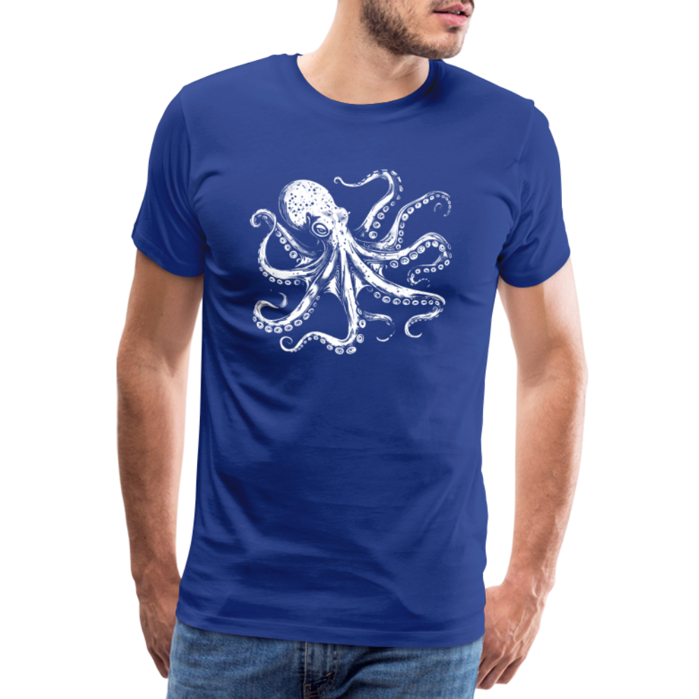 Cooler Oktopus Kraken - T-Shirt Herren - Königsblau