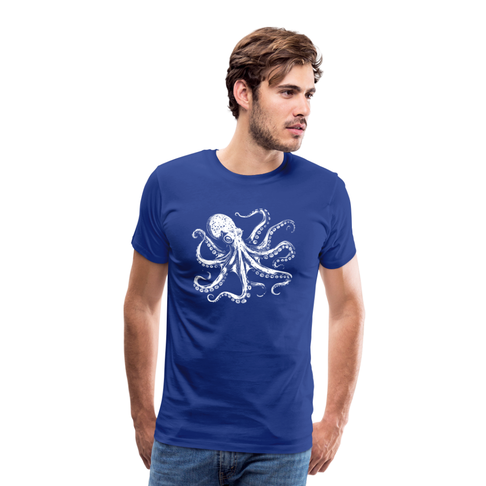 Cooler Oktopus Kraken - T-Shirt Herren - Königsblau