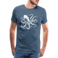 Cooler Oktopus Kraken - T-Shirt Herren - Blaugrau