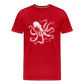 Cooler Oktopus Kraken - T-Shirt Herren - Rot