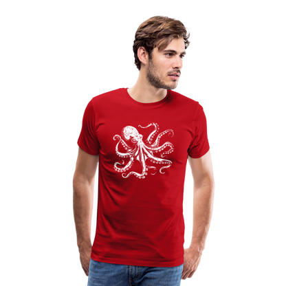 Cooler Oktopus Kraken - T-Shirt Herren - by Artful Alchemist