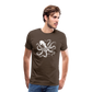 Cooler Oktopus Kraken - T-Shirt Herren - Edelbraun