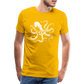 Cooler Oktopus Kraken - T-Shirt Herren - Sonnengelb