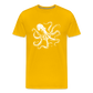 Cooler Oktopus Kraken - T-Shirt Herren - Sonnengelb