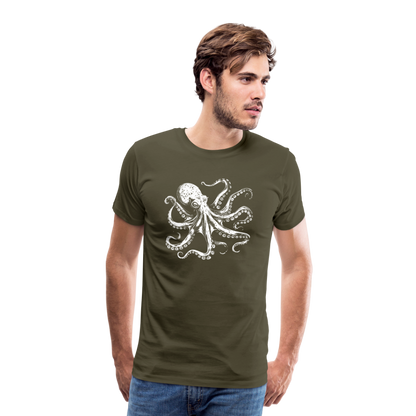 Cooler Oktopus Kraken - T-Shirt Herren - by Artful Alchemist