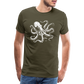 Cooler Oktopus Kraken - T-Shirt Herren - Khaki