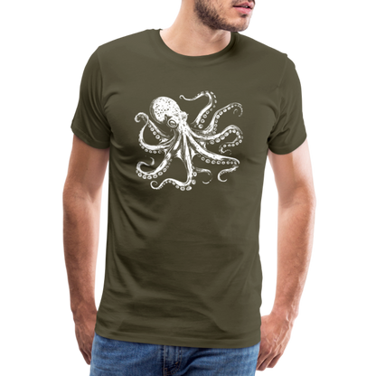 Cooler Oktopus Kraken - T-Shirt Herren - by Artful Alchemist