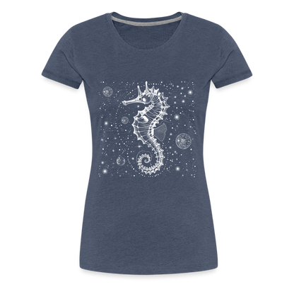 Vintage Weltraum Nautik Design Seepferd - by Artful Alchemist