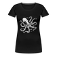 Coole Oktopus Kraken Illustration in weiß - Schwarz