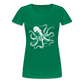 Coole Oktopus Kraken Illustration in weiß - Kelly Green