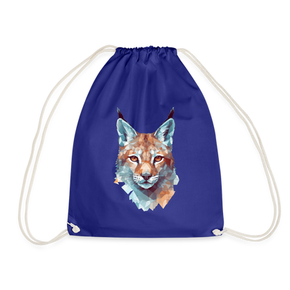 Geometrischer Luchs in Wasserfarben Optik - Turnbeutel - by Artful Alchemist