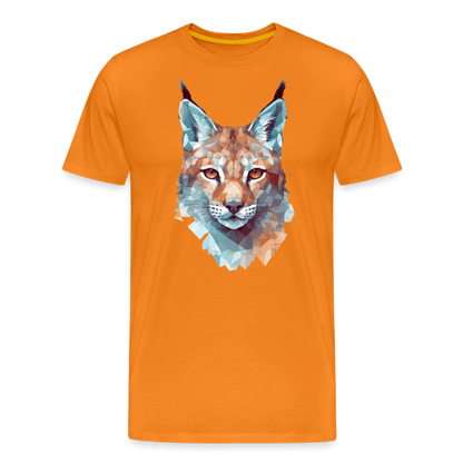 Geometrischer Luchs in Wasserfarben Optik - T-Shirt Männer - by Artful Alchemist