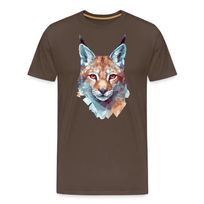 Geometrischer Luchs in Wasserfarben Optik - T-Shirt Männer - by Artful Alchemist