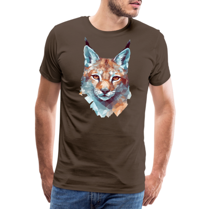 Geometrischer Luchs in Wasserfarben Optik - T-Shirt Männer - by Artful Alchemist