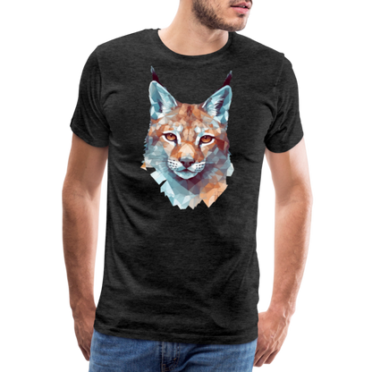 Geometrischer Luchs in Wasserfarben Optik - T-Shirt Männer - by Artful Alchemist