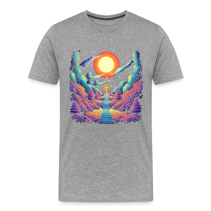 Treppe zum Himmel - Psychedelisches Schloss - T-Shirt Männer - by Artful Alchemist