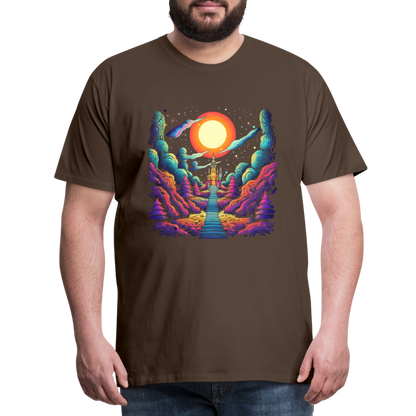 Treppe zum Himmel - Psychedelisches Schloss - T-Shirt Männer - by Artful Alchemist