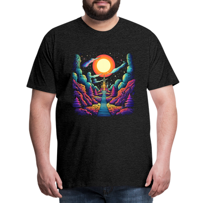 Treppe zum Himmel - Psychedelisches Schloss - T-Shirt Männer - by Artful Alchemist