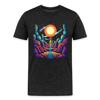 Treppe zum Himmel - Psychedelisches Schloss - T-Shirt Männer - by Artful Alchemist