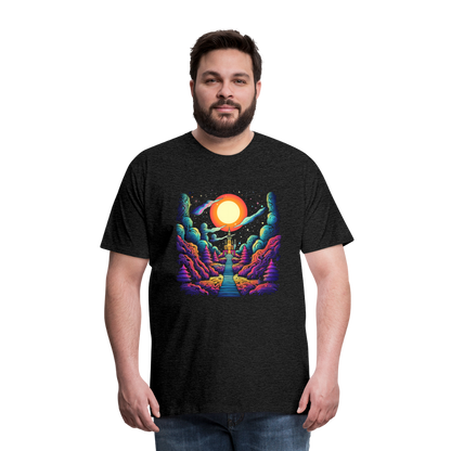 Treppe zum Himmel - Psychedelisches Schloss - T-Shirt Männer - by Artful Alchemist