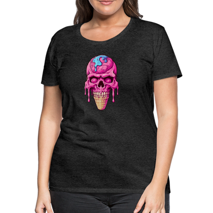 Totenkopf Eistüte - Happy Halloween - Women Premium T-Shirt - by Artful Alchemist