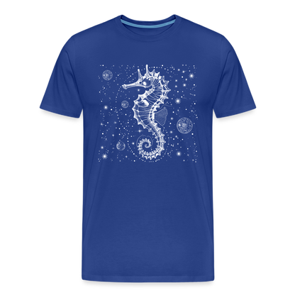 Vintage Weltraum Nautik Design Seepferd - by Artful Alchemist