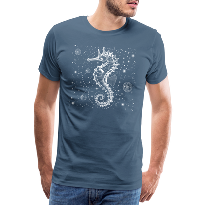 Vintage Weltraum Nautik Design Seepferd - by Artful Alchemist