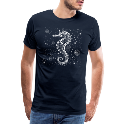 Vintage Weltraum Nautik Design Seepferd - by Artful Alchemist