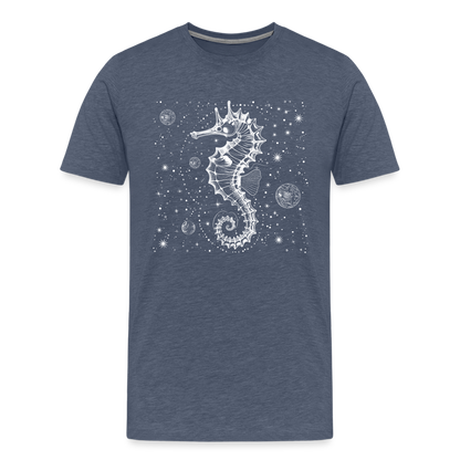 Vintage Weltraum Nautik Design Seepferd - by Artful Alchemist