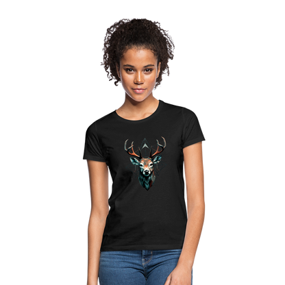 Geometrischer Hirsch mit geometrischen Mustern - Frauen T-Shirt - by Artful Alchemist