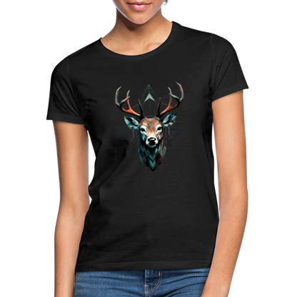 Geometrischer Hirsch mit geometrischen Mustern - Frauen T-Shirt - by Artful Alchemist