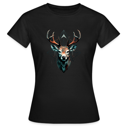 Geometrischer Hirsch mit geometrischen Mustern - Frauen T-Shirt - by Artful Alchemist