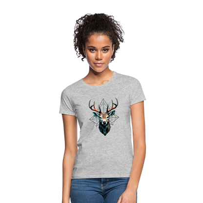 Geometrischer Hirsch mit geometrischen Mustern - Frauen T-Shirt - by Artful Alchemist