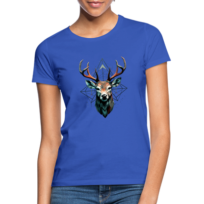 Geometrischer Hirsch mit geometrischen Mustern - Frauen T-Shirt - by Artful Alchemist