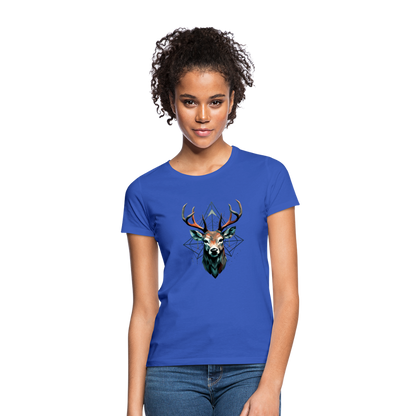 Geometrischer Hirsch mit geometrischen Mustern - Frauen T-Shirt - by Artful Alchemist