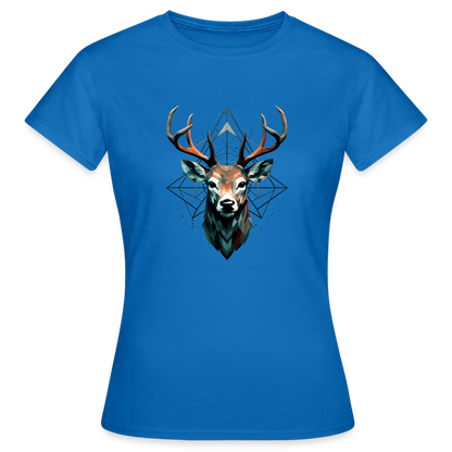 Geometrischer Hirsch mit geometrischen Mustern - Frauen T-Shirt - by Artful Alchemist