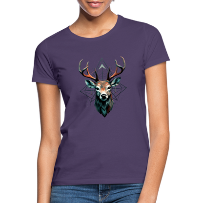 Geometrischer Hirsch mit geometrischen Mustern - Frauen T-Shirt - by Artful Alchemist