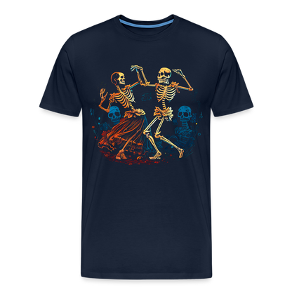 Tanzende Skelette im 50er Jahre Look - Comic - Männer Premium T-Shirt - by Artful Alchemist