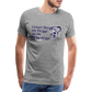 Liewer Dregg am Stegge als im Dregg stegge - Hessisch Mundart - Männer Premium T-Shirt - Grau meliert