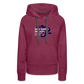 Isch babbel net viel, isch denk alsema laut - Frauen Premium Hoodie - Bordeaux