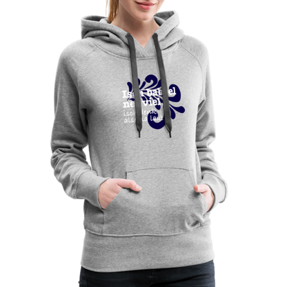 Isch babbel net viel, isch denk alsema laut - Frauen Premium Hoodie - by Artful Alchemist
