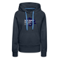 Isch babbel net viel, isch denk alsema laut - Frauen Premium Hoodie - Navy